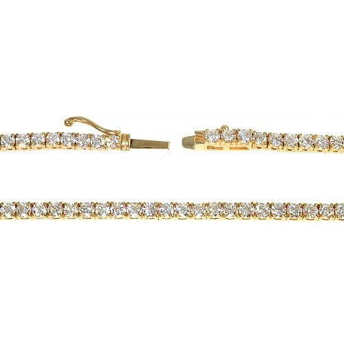 7 Pointer Parcel Diamond Tennis Chain