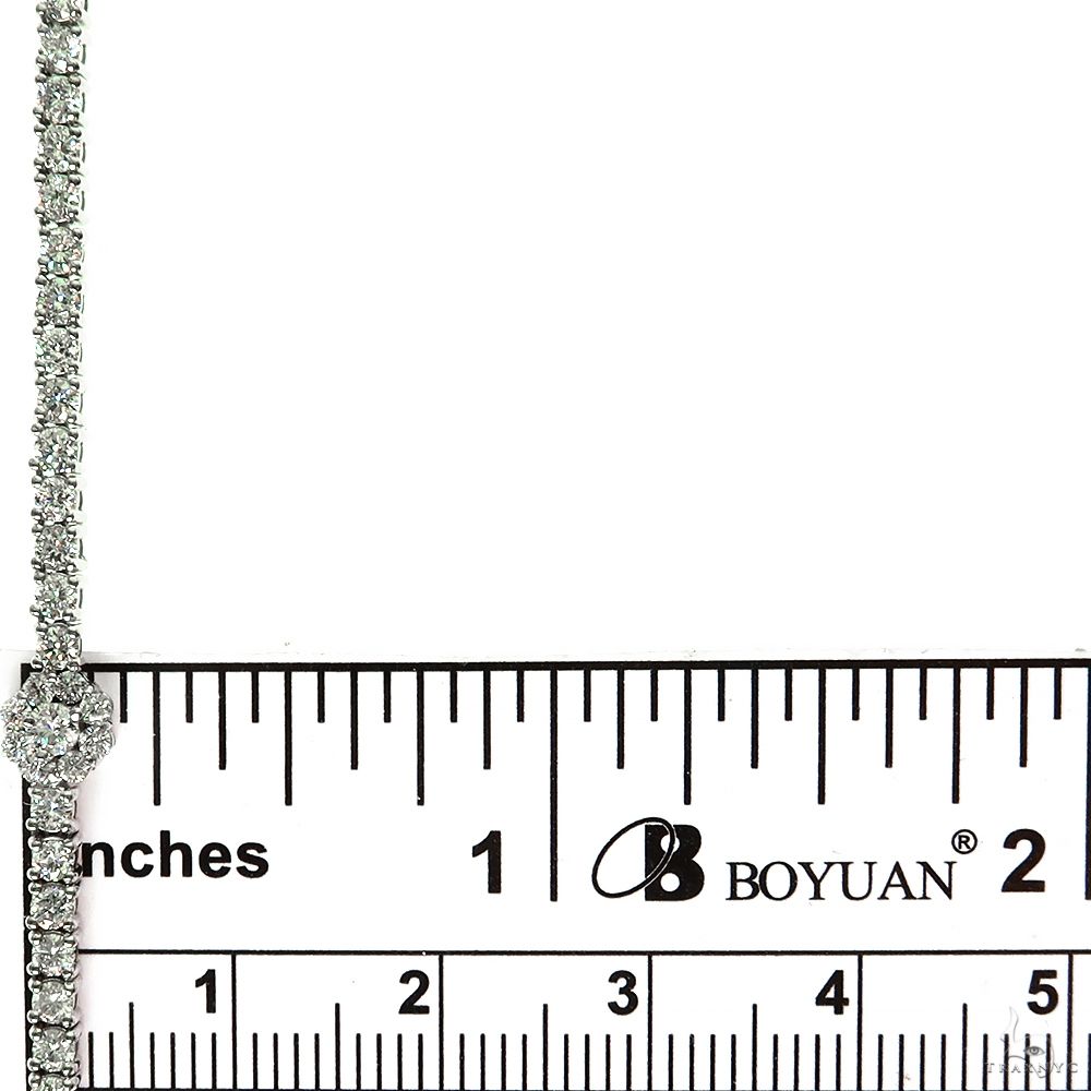 3 pointer Flower Motif Diamond Tennis Chain