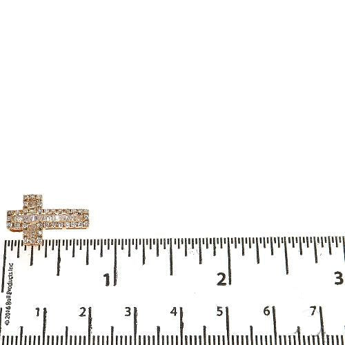 Baguette Diamond Cross Pendant
