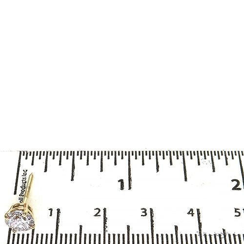 75 Pt Diamond Stud Earrings (Lab)