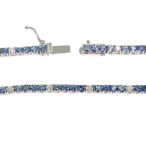 Jesse 'Ice' Sapphire Diamond Tennis Chain