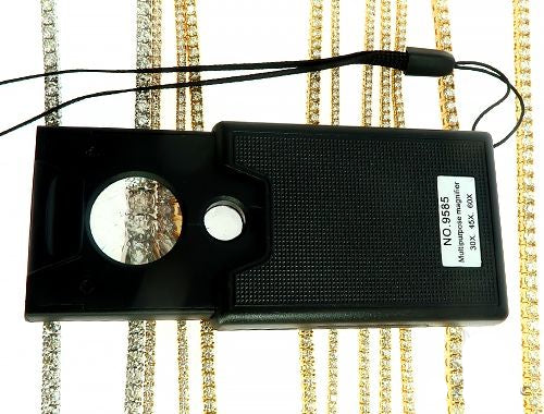 Signature 5 Pointers 14K Yellow Gold Diamond Tennis Chain