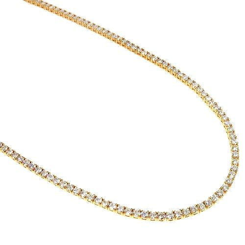7 Pointer Parcel Diamond Tennis Chain