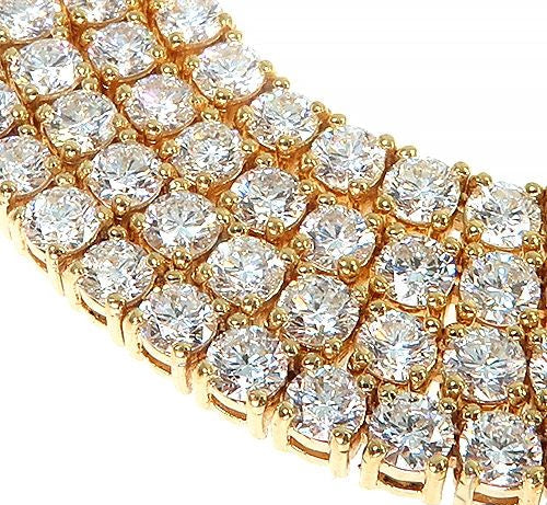 7 Pointer Parcel Diamond Tennis Chain