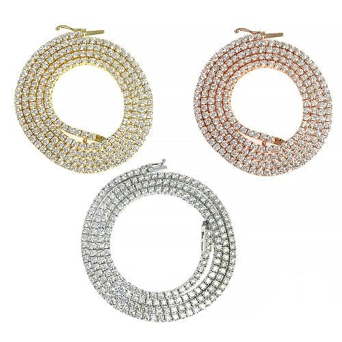 7 Pointer Parcel Diamond Tennis Chain