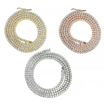 7 Pointer Parcel Diamond Tennis Chain