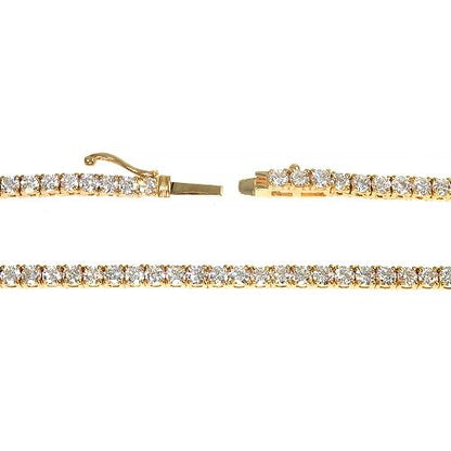 7 Pointer Parcel Diamond Tennis Chain
