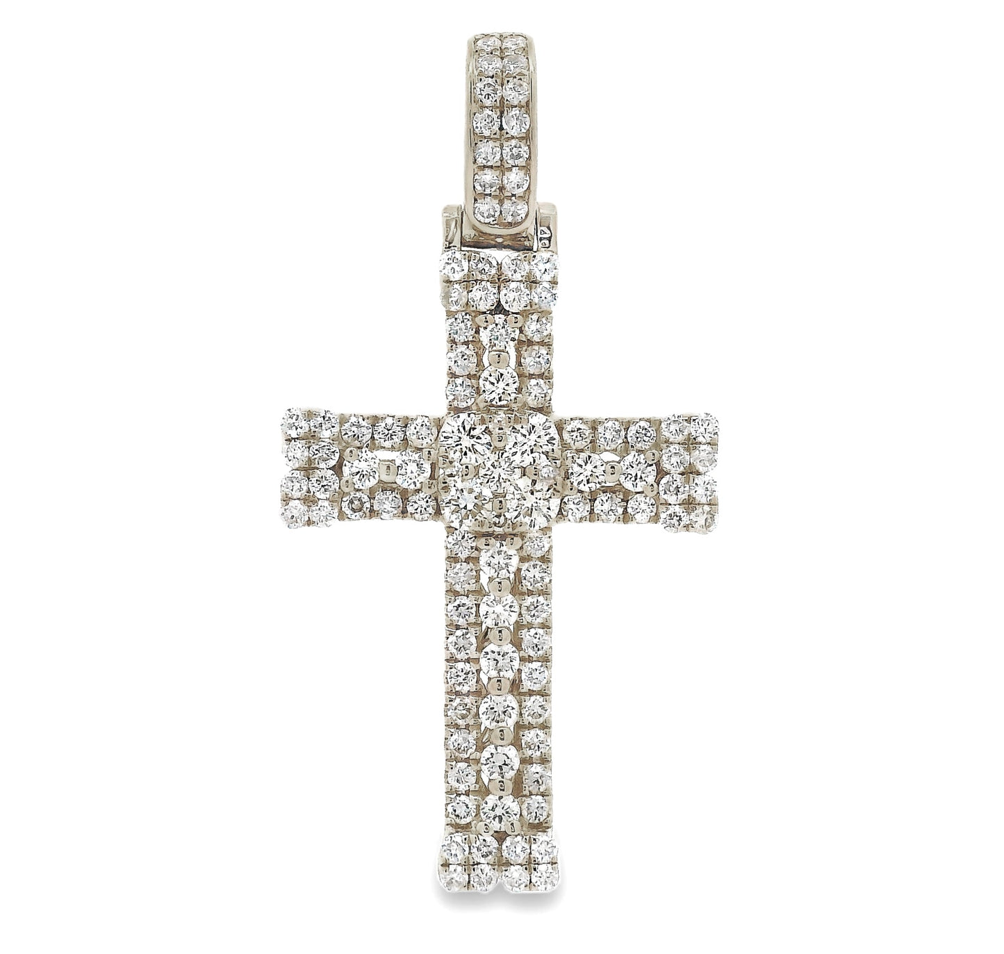 Celestial Cluster Cross Pendant