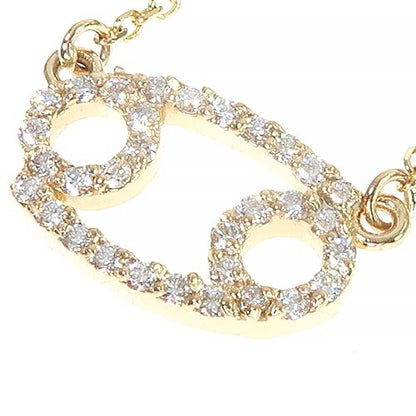 14K Gold Cancer Diamond Necklace 66717