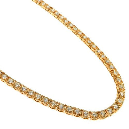 14K Gold Diamond Chain