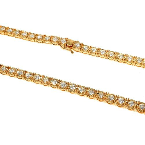 14K Gold Diamond Chain