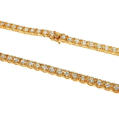 14K Gold Diamond Chain