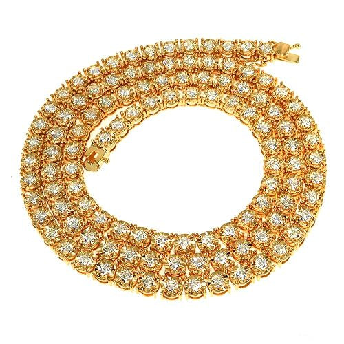 14K Gold Diamond Chain