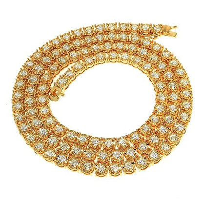 14K Gold Diamond Chain