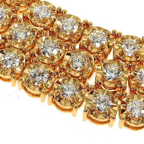 14K Gold Diamond Chain
