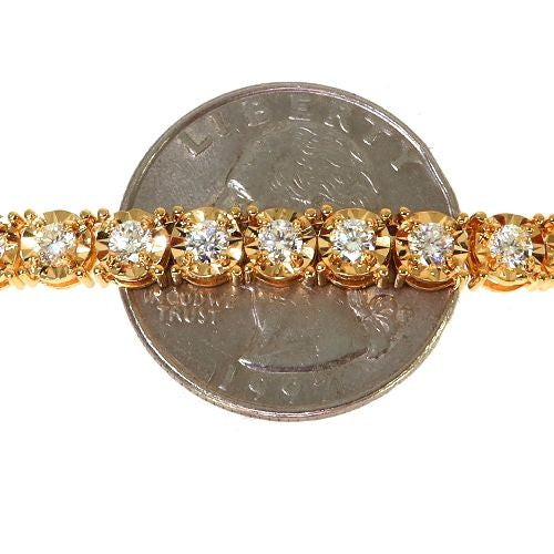 14K Gold Diamond Chain