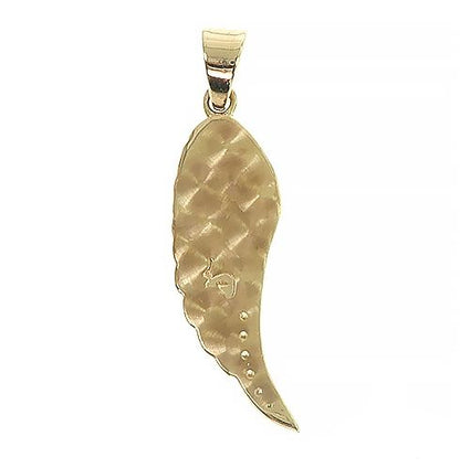 14K Gold Diamond Half Angel Wing