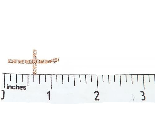 Fancy Oval Round Cut Diamond Cross