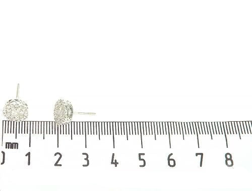 14K Gold Cluster Earrings