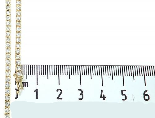 14K Yellow Gold Diamond Tennis
