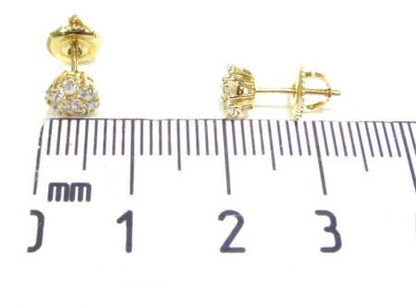 Diamond Flower Earrings