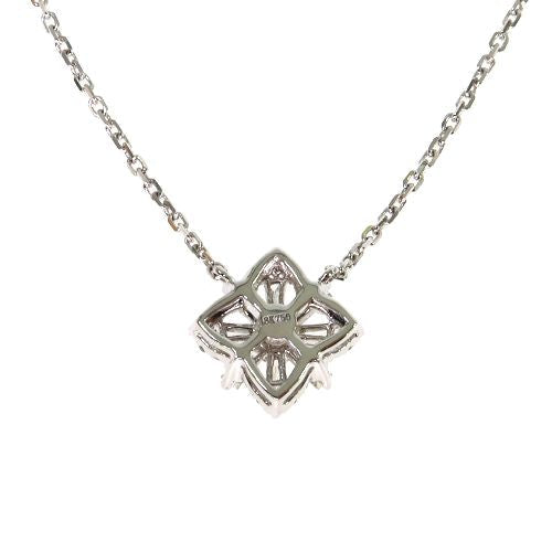 18K Gold Baguette Diamond Necklace 67913