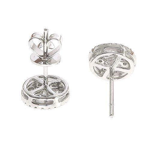 18K Gold Diamond Earrings