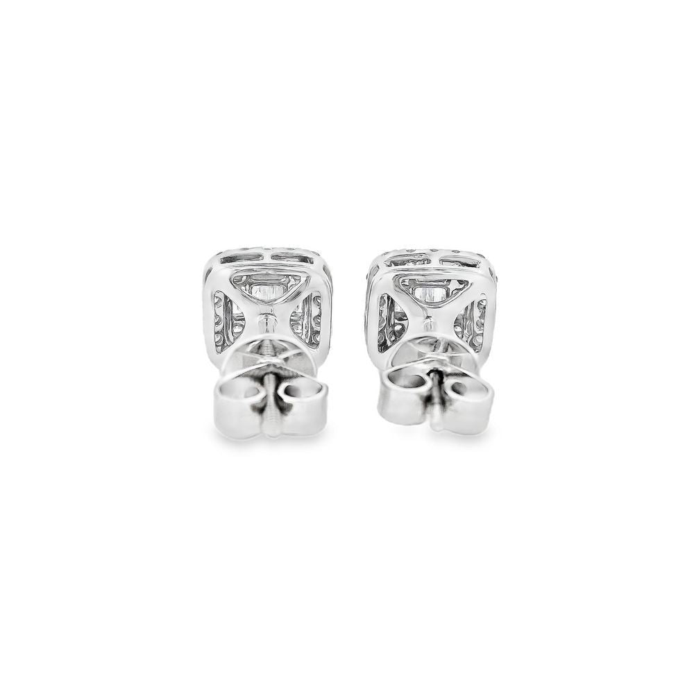 18K Gold Diamond Earrings