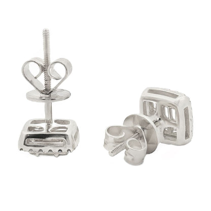 18K Gold Diamond Earrings