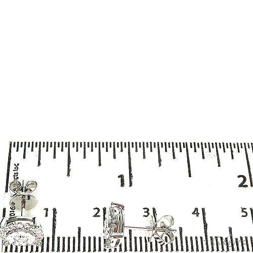 18K Gold Diamond Earrings