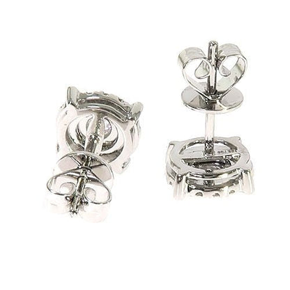 18K Gold Diamond Earrings