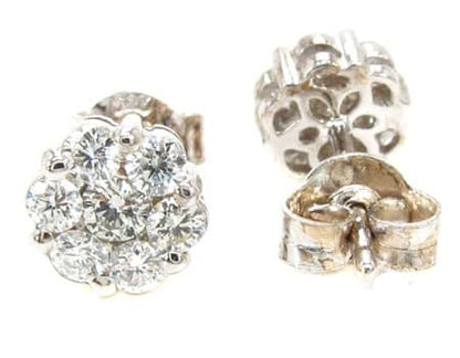 VS2 Round Cut Stud Earring