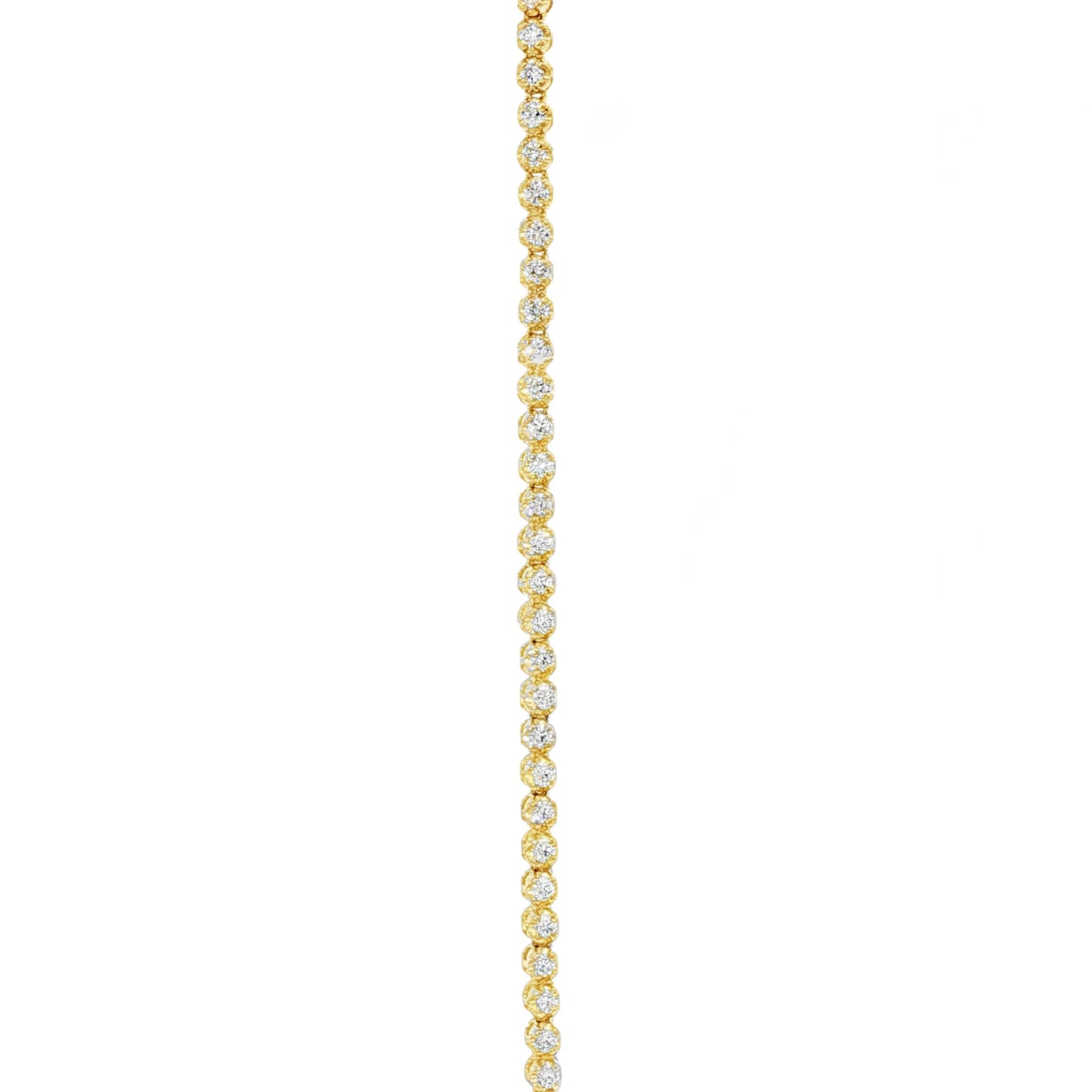 Gold Tennis Necklace 20571