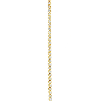 Gold Tennis Necklace 20571