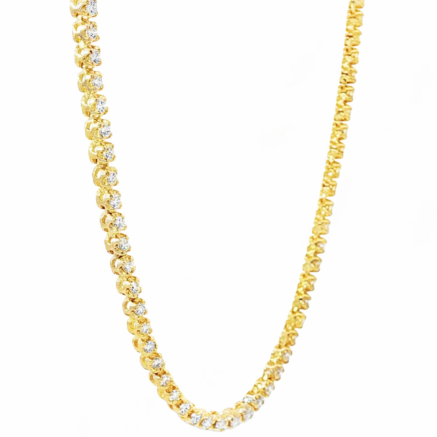 Gold Tennis Necklace 20571