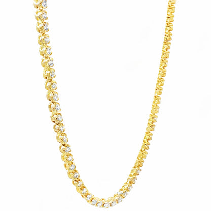 Gold Tennis Necklace 20571