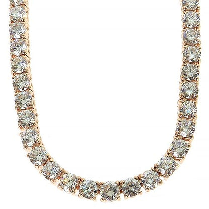 25 Pointer Diamond Tennis Necklace  (Lab)