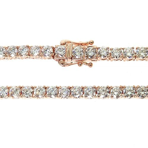 25 Pointer Diamond Tennis Necklace  (Lab)