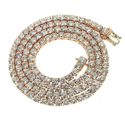 25 Pointer Diamond Tennis Necklace  (Lab)