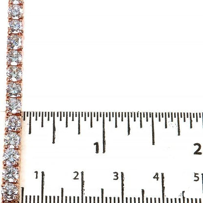 25 Pointer Diamond Tennis Necklace  (Lab)