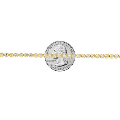 Gold Tennis Necklace 20571