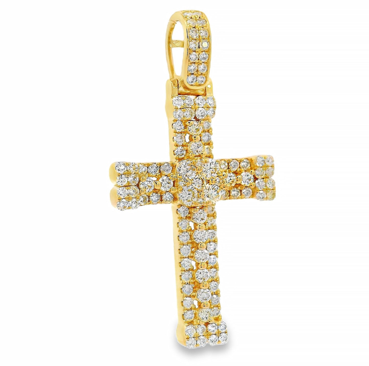 Celestial Cluster Cross Pendant