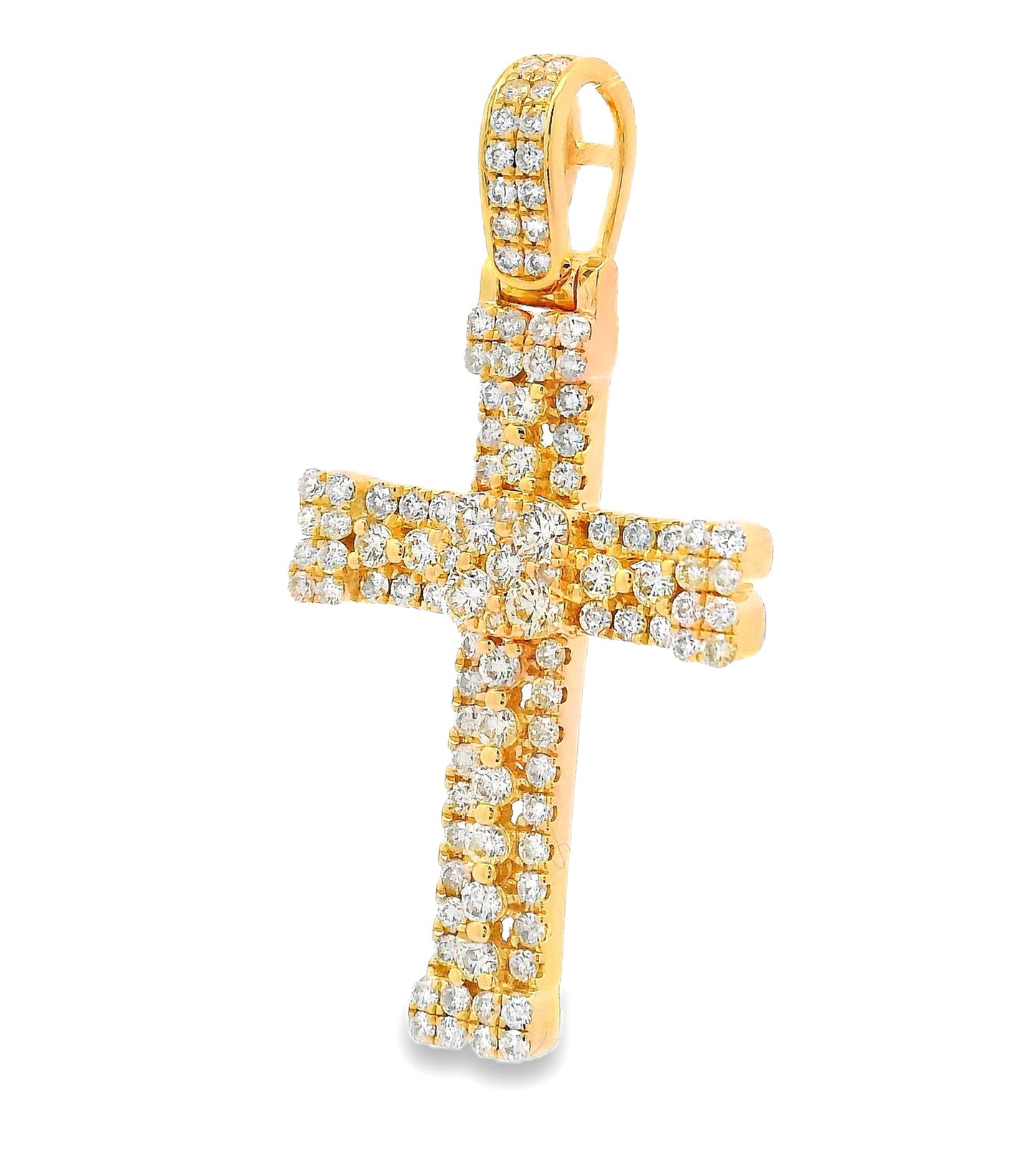 Celestial Cluster Cross Pendant