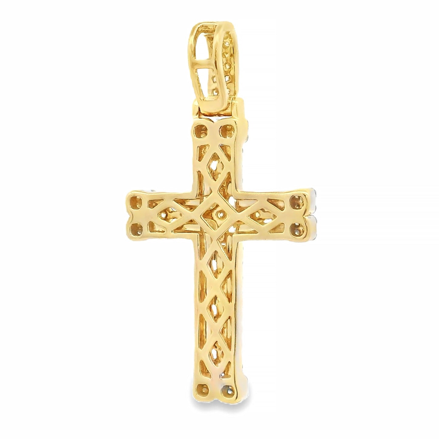 Celestial Cluster Cross Pendant