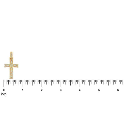 Celestial Cluster Cross Pendant