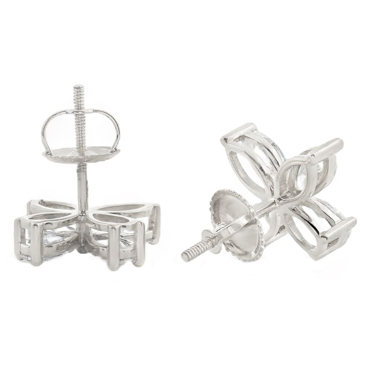 Diamond Butterfly Earrings (Lab)