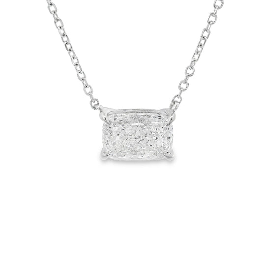 Radiant Cut Diamond Necklace 70391