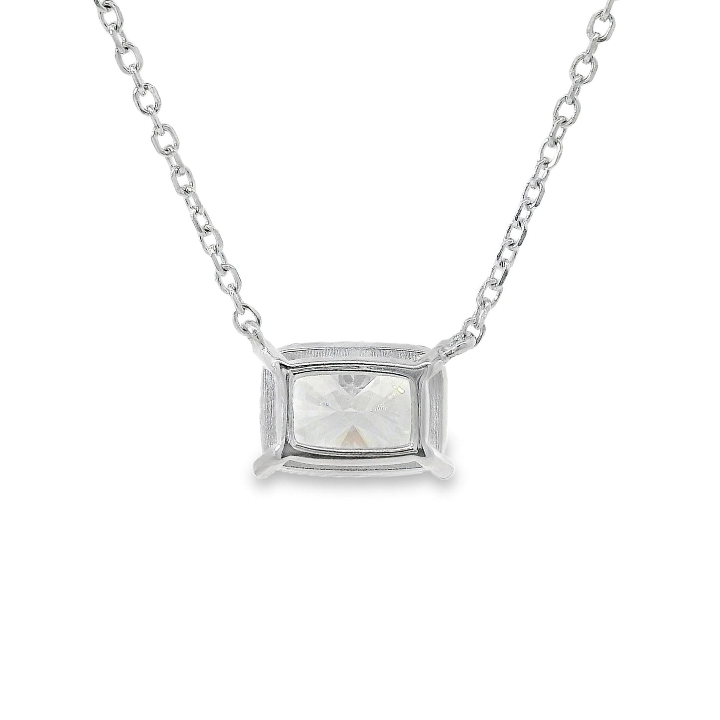 Radiant Cut Diamond Necklace 70391