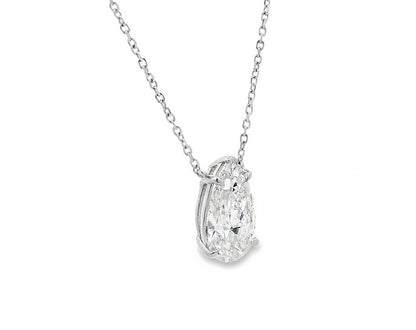 5 CT Pear Shape Diamond Necklace 70394