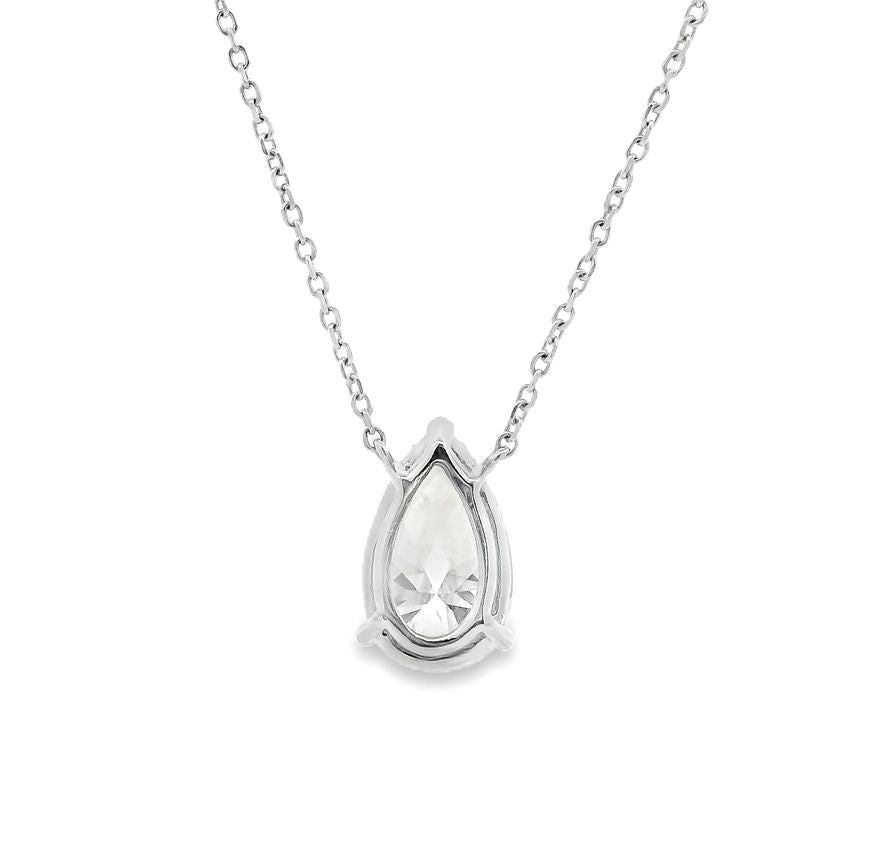 5 CT Pear Shape Diamond Necklace 70394